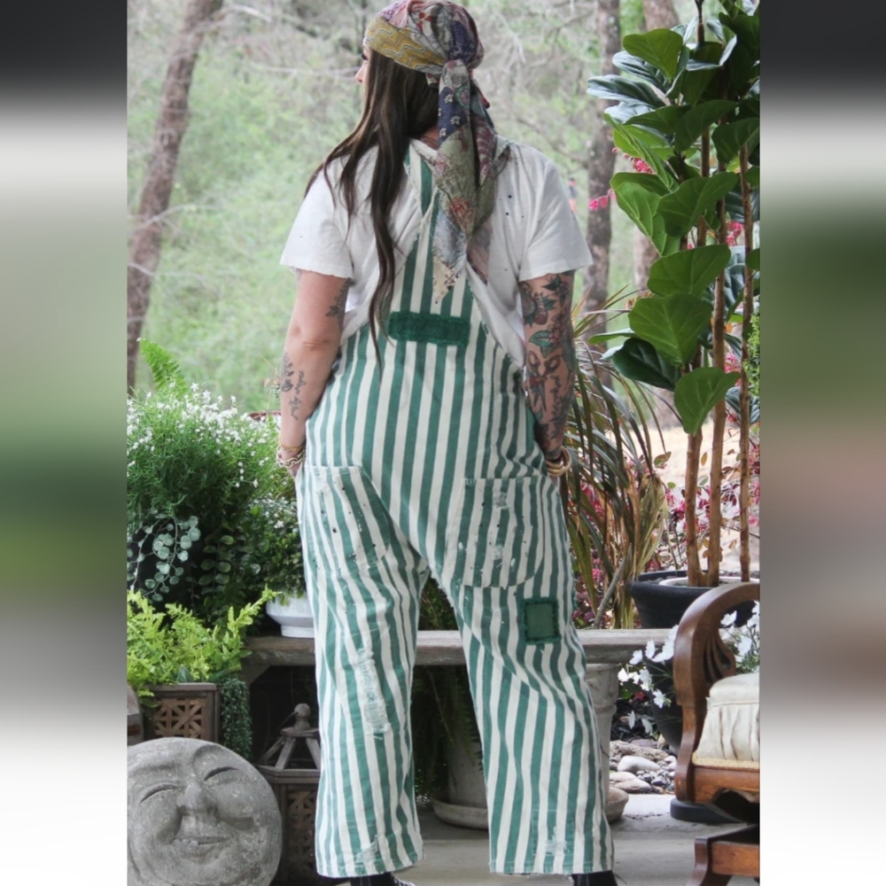 NEW Jaded Gypsy Endless Travels Overalls - Emerald